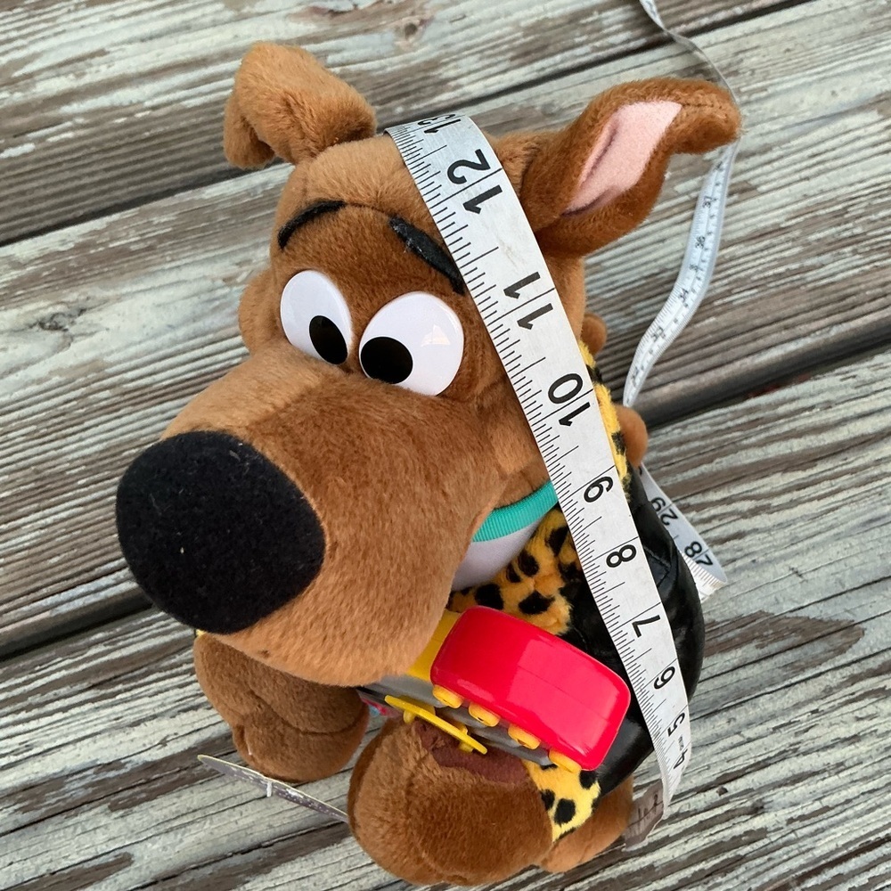 Vintage Rare Rock n' Roll Scooby Doo 11" Talking Plush + Musical Light Up Guitar - Picture 5 of 9